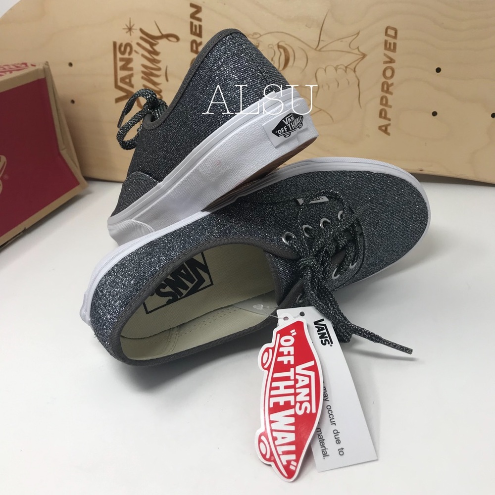 VANS Authentic Lurex Glitter Black W AUTHENTIC - Picture 6 of 8